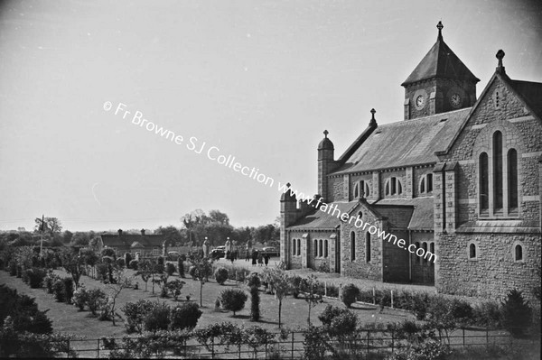 GARDENS AROUND THE CHURCH FROM CONVENT WINDOWS